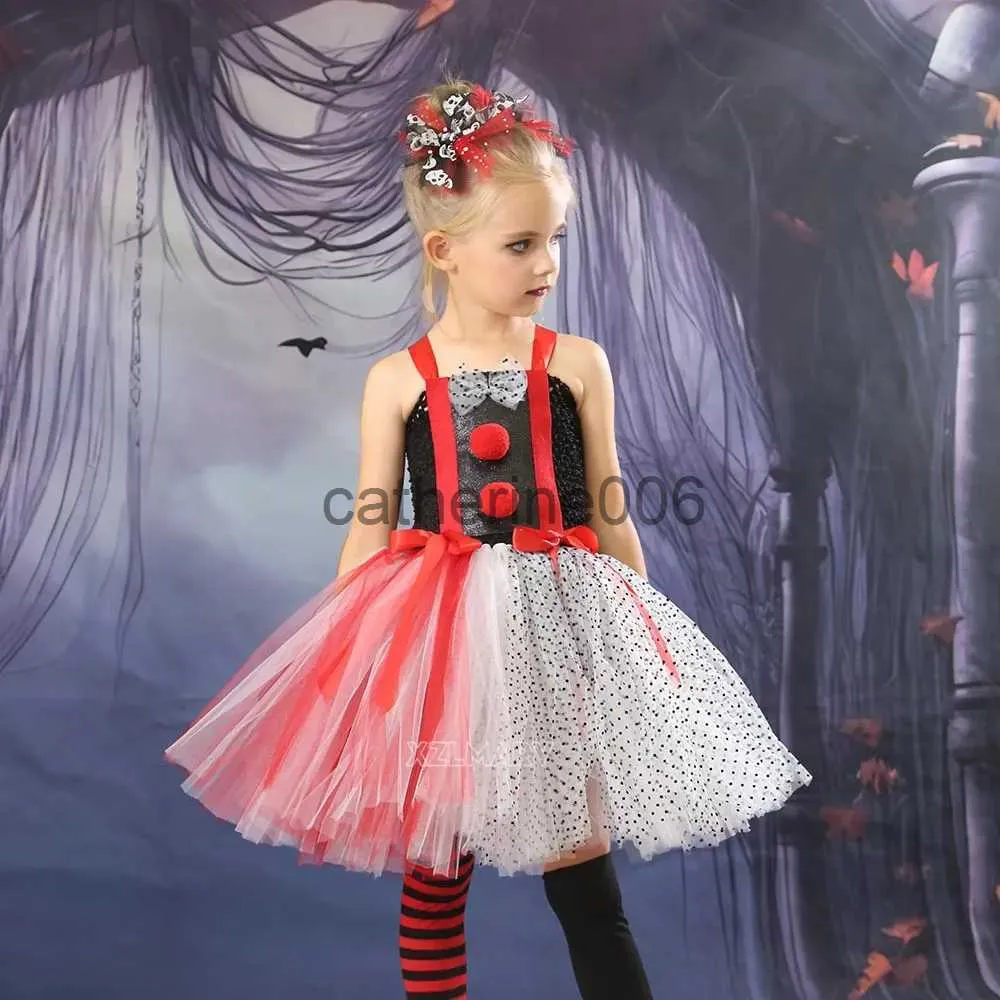 Disfraz Circo Payasita Para Niña Talla 2 - 8