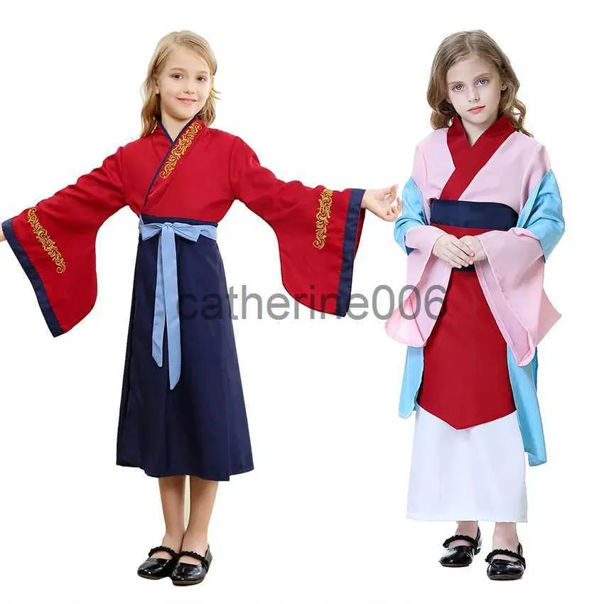 Occasions spéciales Mulan Cosplay robe pour filles Mushu Dragon Cosplay Mulan Costume enfants Halloween scène Costumes carnaval Costumes pour enfants x1004