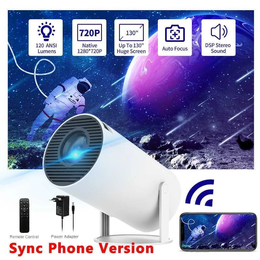 Cheap WiFi Mini Projector Android 11.0 Transpeed Android 11 4K