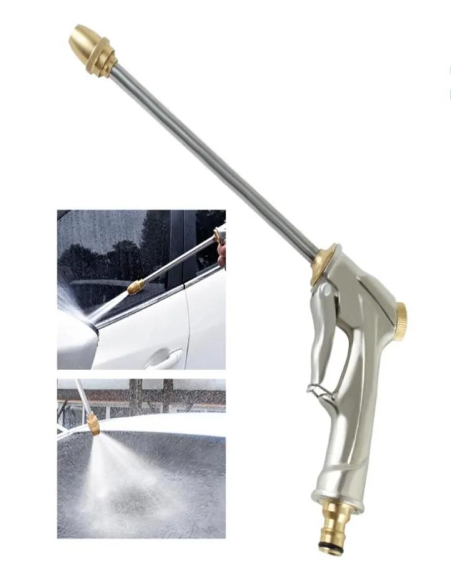 High Pressure Garden Watering Gun Car Washing Water Auto Hose Nozzle Spray Cleaning Accessories Equipments4467298