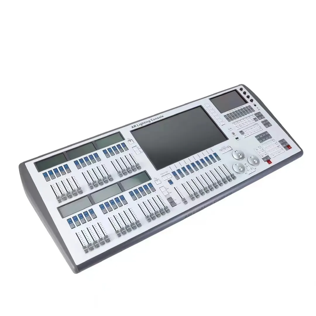 경기장 컨트롤러 DJ DMX 콘솔 전문 무대 장비 디스코 조명 DMX512 제어 단계 조명 콘솔 i7 8g 메모리