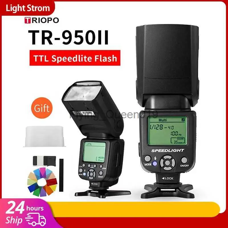 Teste Flash Triopo TR-950II Flash Light Speedlite + G4 2.4G Trasmissione Wireless per fotocamera 650D 550D 450D 1100D 60D 7D 5D YQ231003