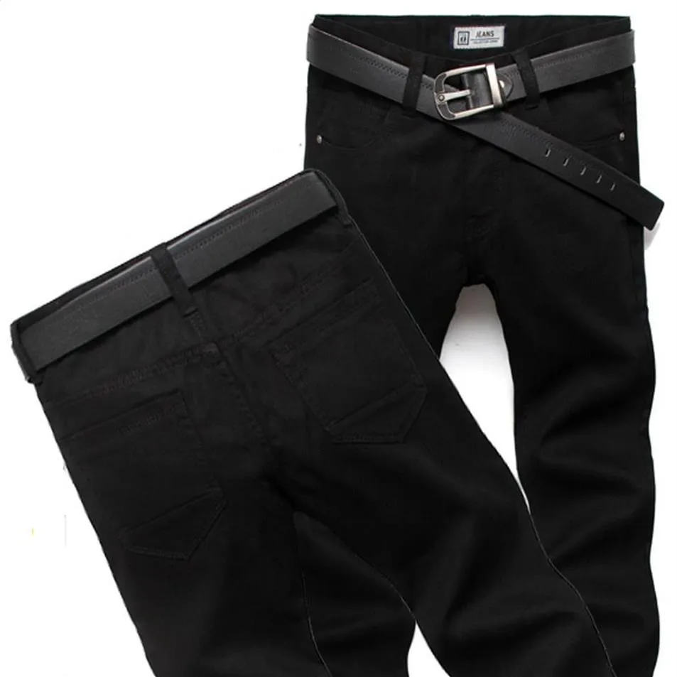 Liquidazione Jeans Uomo Marca Desginer Moda Jeans da uomo alla moda Moda lungo dritto Denim nero Uomo Jean Maschio Jogger Trouse223N