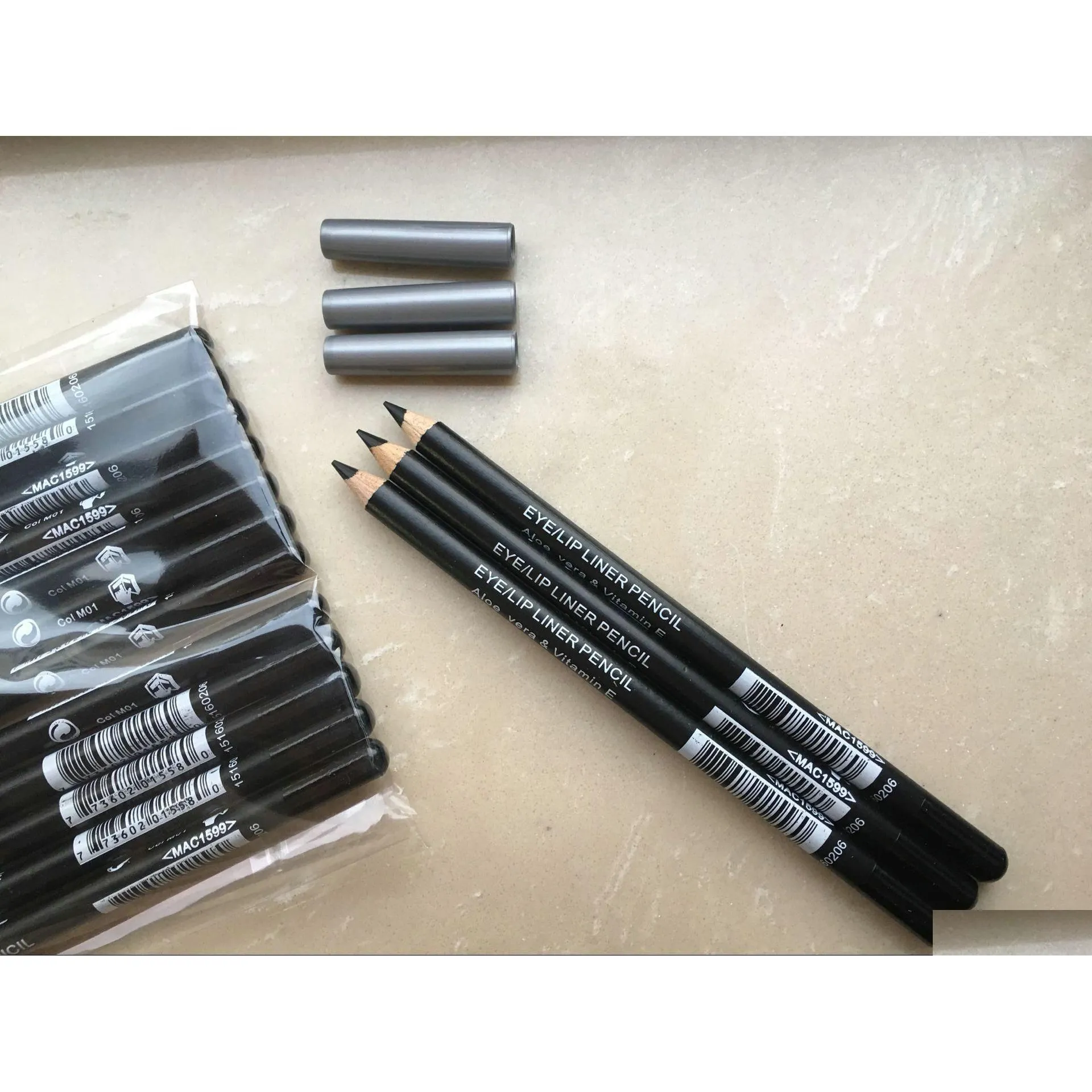 Eyeliner Est potlood zwart en bruin kleuren 12 stuks drop levering gezondheid schoonheid make-up ogen Dhkf6