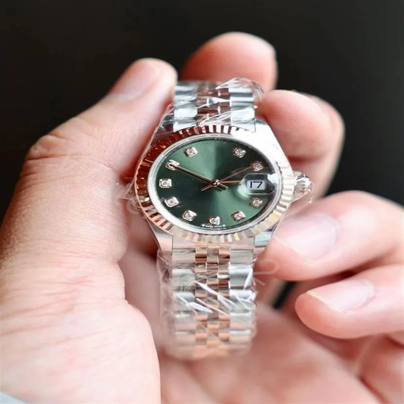 ZP Factory Luxury Watch Rose Gold Ladies Automical Mechanical Cal 2823 Watch 279171 28mm 904L Diamond Setステンレス鋼ダブルW285L