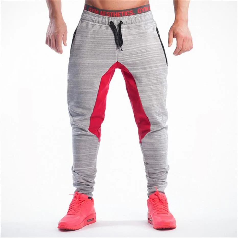 Pantalones para hombres para hombre culturismo gimnasio entrenamiento jogger deporte atlético slim fit pantalones de chándal hombres chandal hombre desgaste animal2471