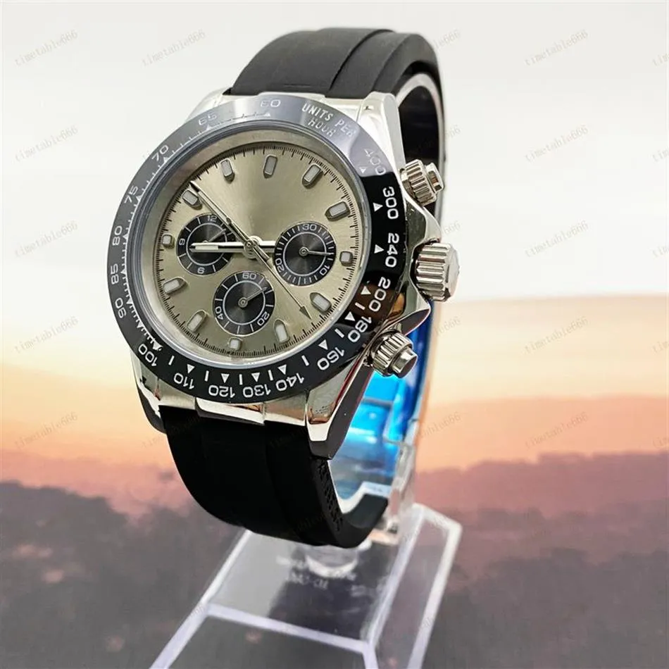 AAA Automatische Polshorloge Roestvrij staal Lichtgevende Horloges Voor Mannen Mechanische Horloges 41 MM Vouwsluiting Hardlex Montre Wat282k