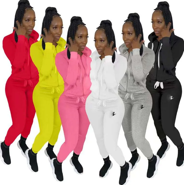 Conjunto De Jogging De Dos Piezas De Manga Larga Para Mujer