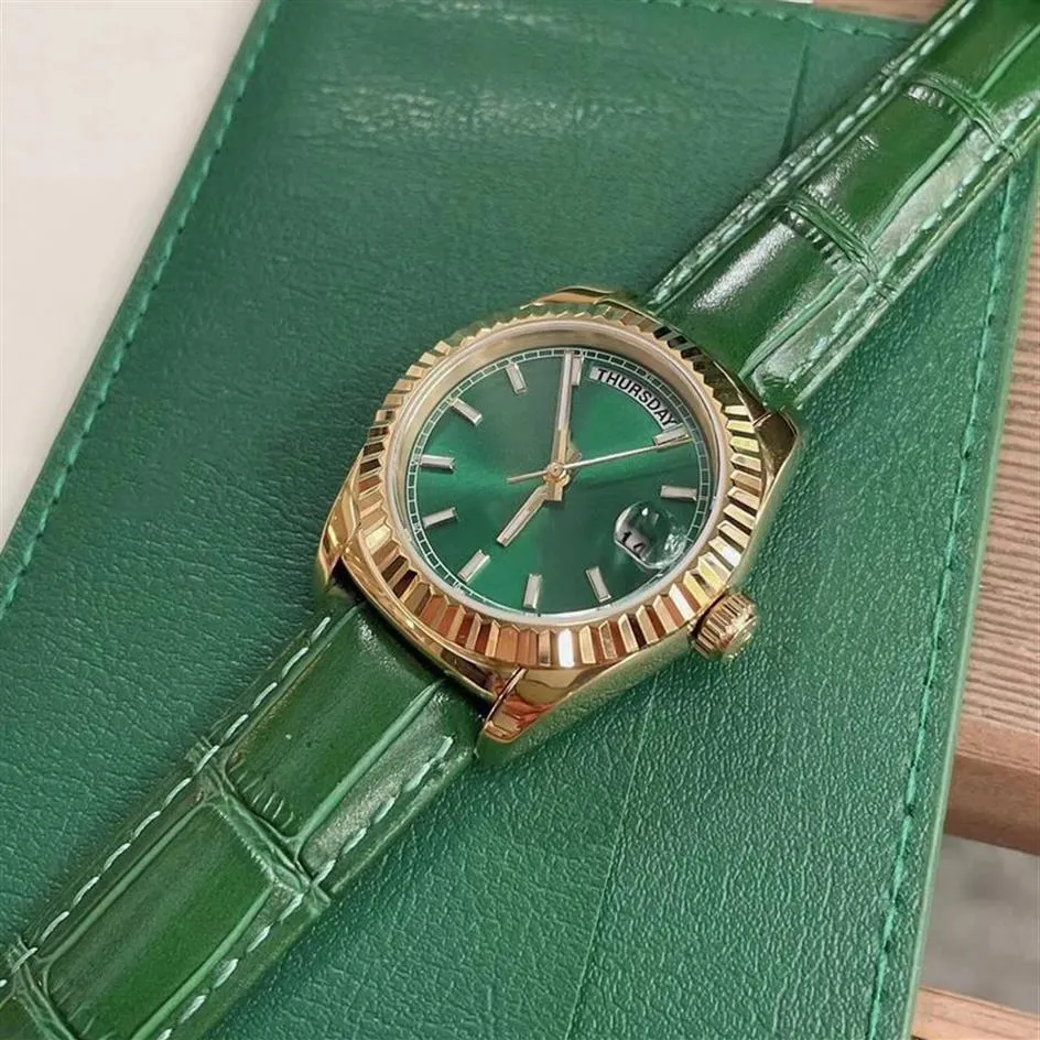 Erkek kadın saat tasarımcısı lüks elmas montre lüks u1 otomatik hareket izleme boyutu 36mm paslanmaz çelik malzeme fadeless wate316l