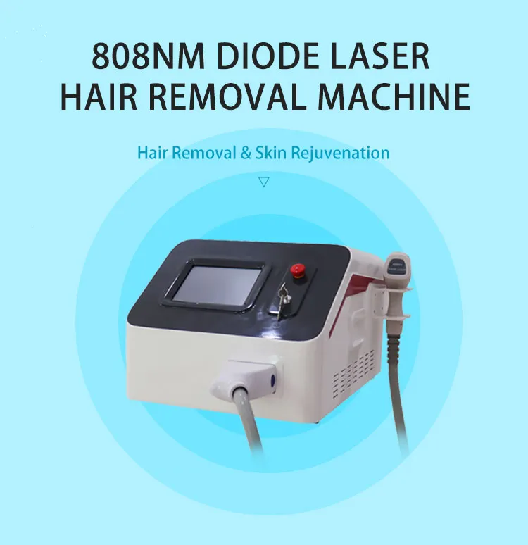 Professional Ice Point 808nm Diode Laser Hair Removal Pore Shrinking Skin Rejuvenation Machine Single Bar Power Up To 100W