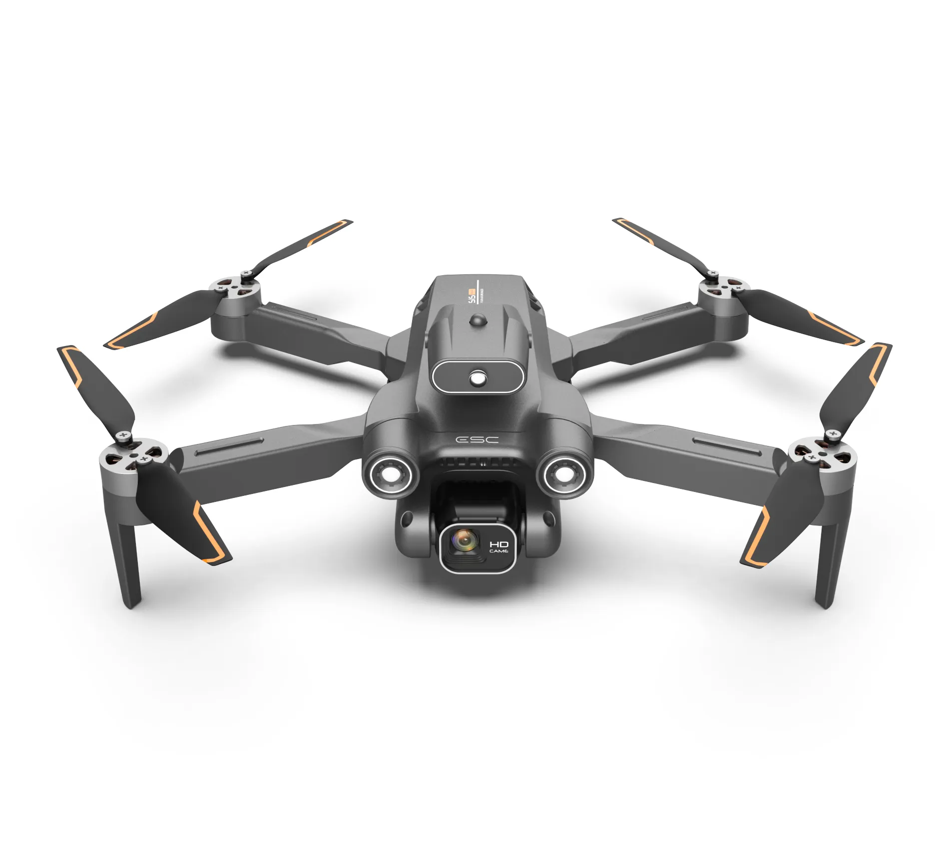 Drone LS-S1S Evitar Obstáculos aéreo escuro atual sem escova dobrável 480p HD lente dupla fotografia aérea profissional UAV