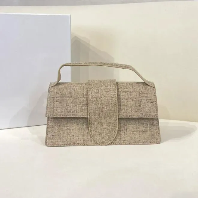 Designerväska Le Bambino Chiquito Bag Vintage Handväskor Underarm Frosted Suede One Shoulder Luxury Handheld Plånbok