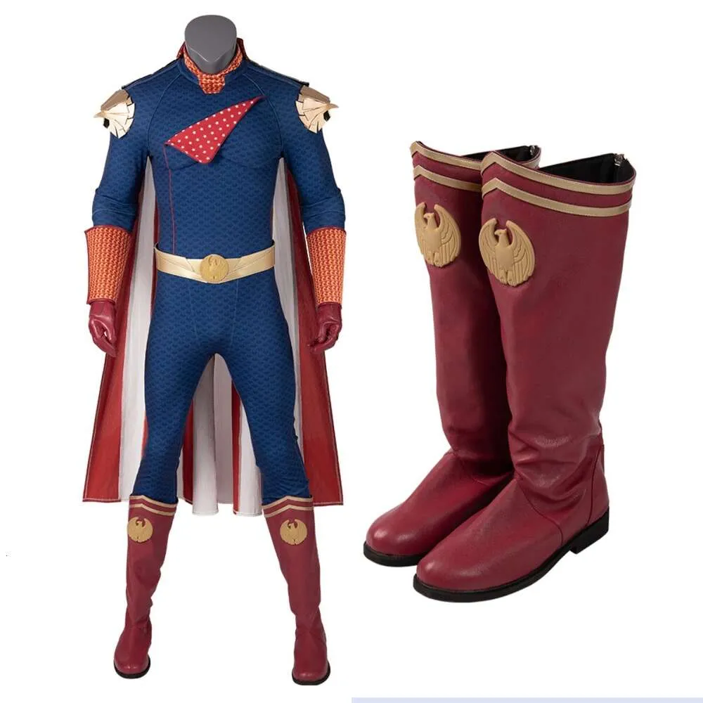 die Jungen Homelander Stiefel Mann Halloween Cosplay Schuhe Sondergröße