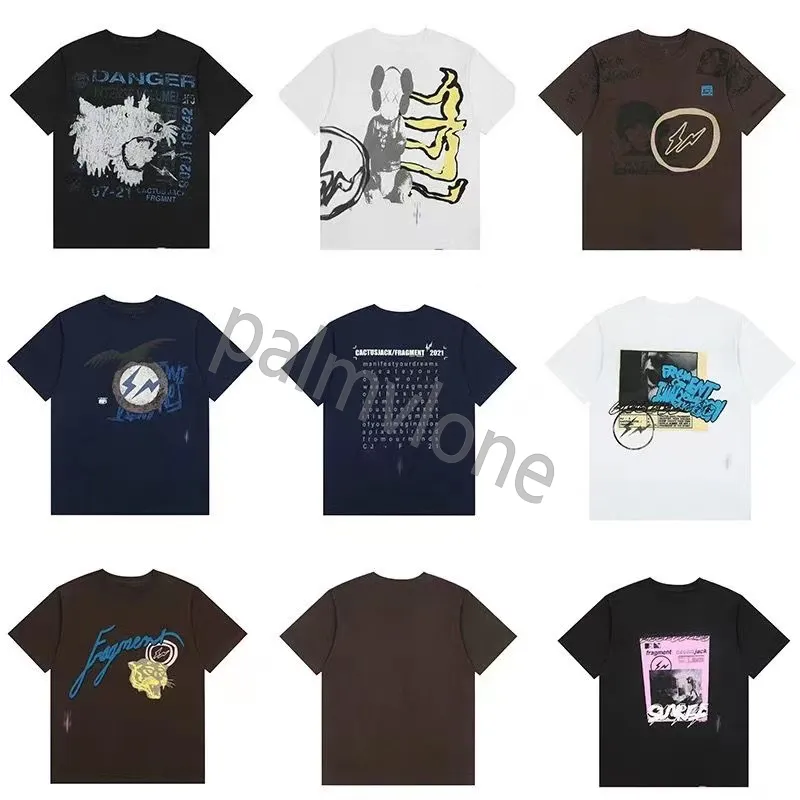 2023Men's Tees Reverse Moka Shirts travss Sneaker Match Sail Astroworld 100% coton graphique Scotts chemise hommes T-shirt Scotts hauts vêtements