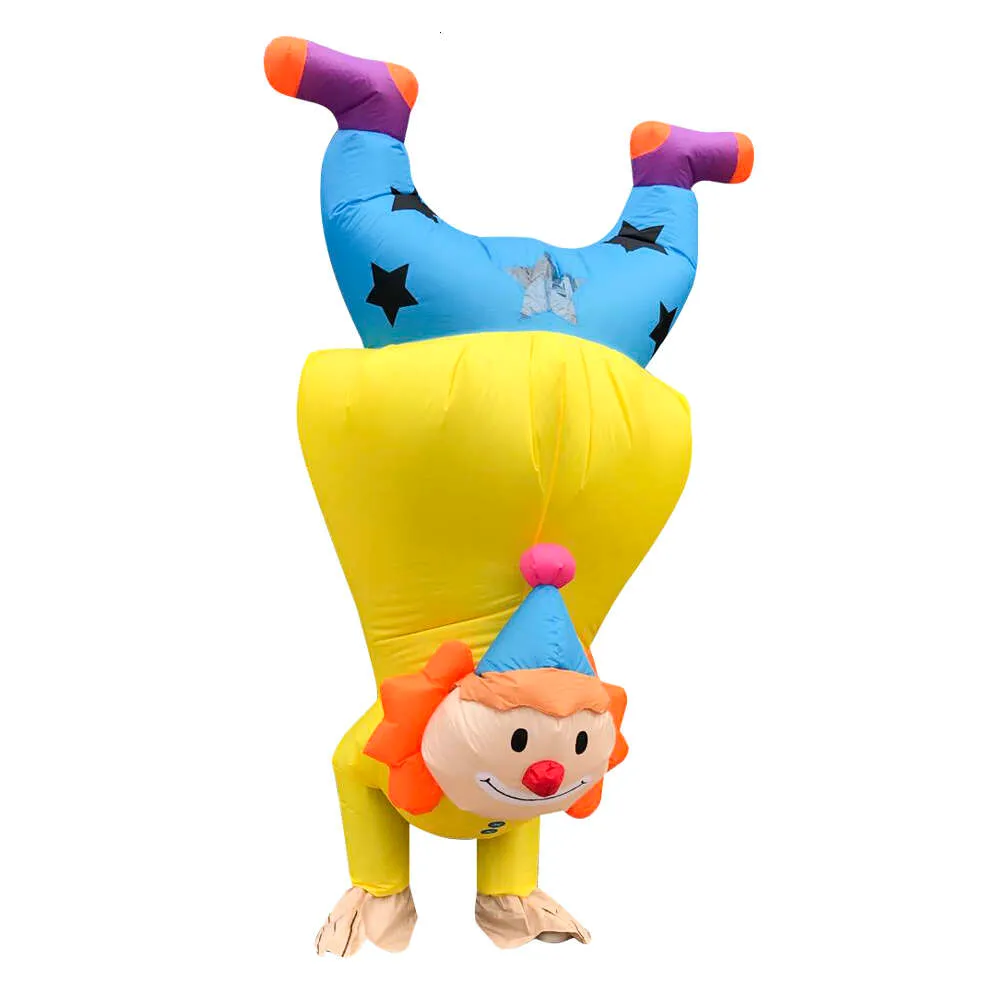 Mascot Costumes Iatable Funny Handstand Clown Halloween Masquerade Christmas Easter Holiday Adult Game Street Photoshoot Props