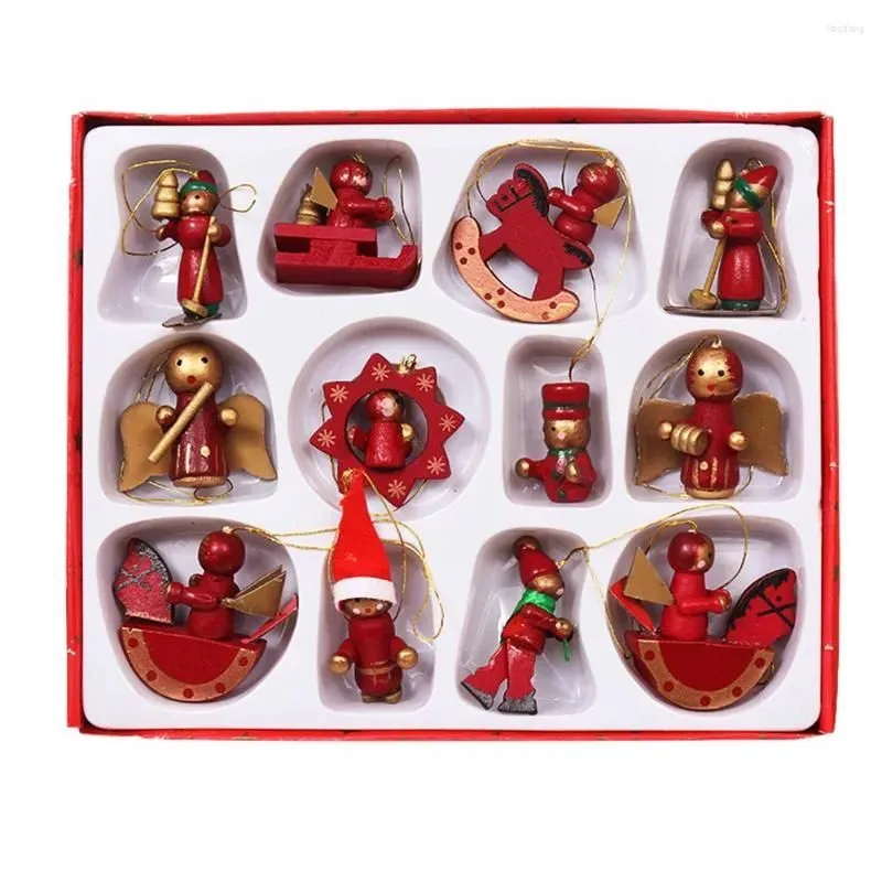 Wooden Miniature Christmas Ornaments Set Perfect Tree Hanging Red Heart  Pendant For Home, Party, And Gift Giving Wholesale 1005 From Bazaarlife,  $3.21