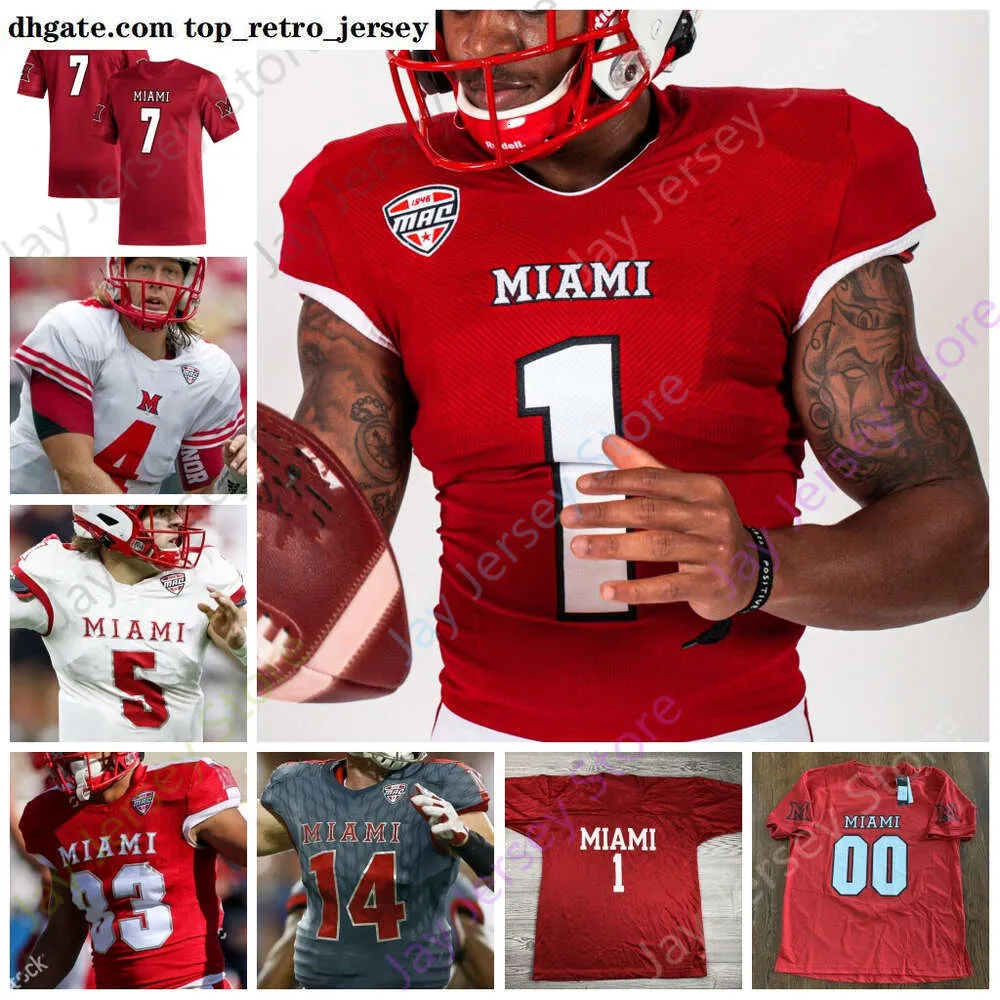 Miami RedHawks Football Jersey NCAA College Football Wear for Ben  Roethlisberger Era More! Retro Style, Premium Quality, Buy Now!
