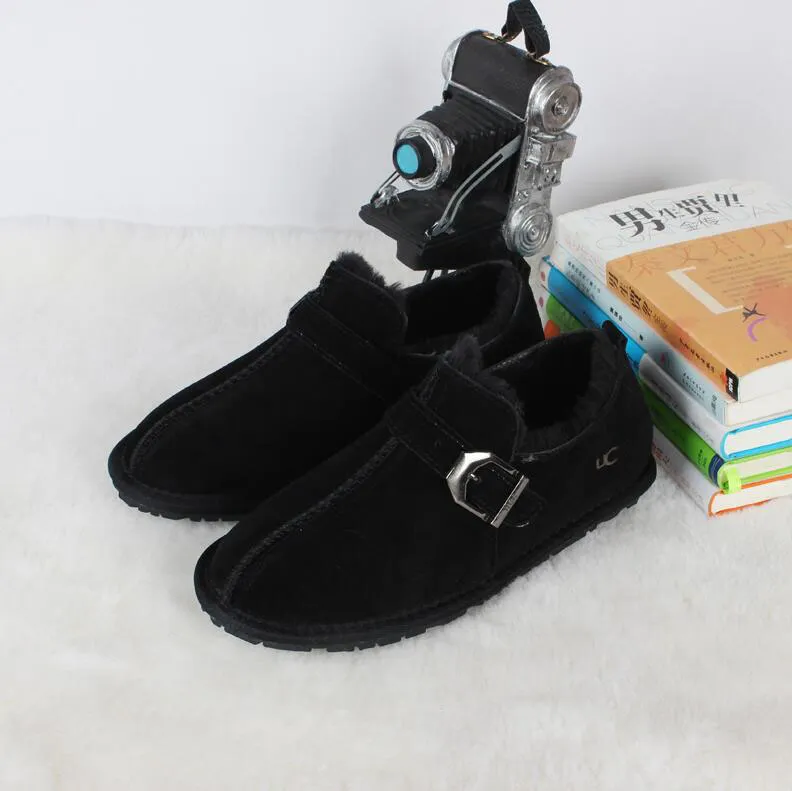 Klassieke Snowboots met platte basis Modieuze laarzen met riemgesp Ugg-laarzen Nieuwe Australische designerlaarzen Uggsly-laarzen Winterlaarzen Ridderlaarzen