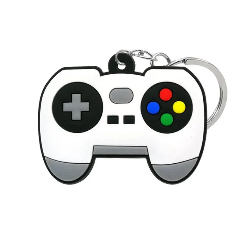 12 Porte-clés Manette De Jeu Vidéo - 6 Couleurs, Alliage Et Silicone, Cadeau Gamer Anniversaire Fête - 2