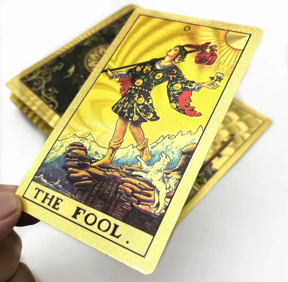 Gold Foil Tarot Cards 78 Card Deck With Guidebook... From Men05, $13.28 ...