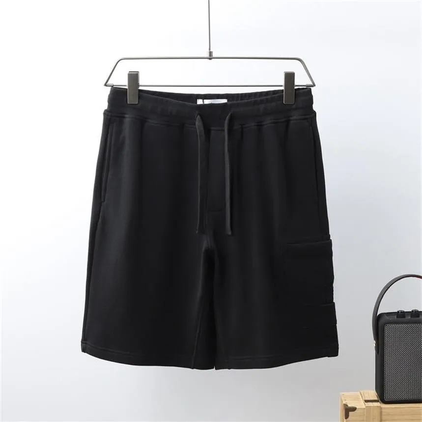 Calções masculinos de pedra ilha no verão lazer calças de cinco pontos gordura solta engorda plus size tendência esportes praia pant290k