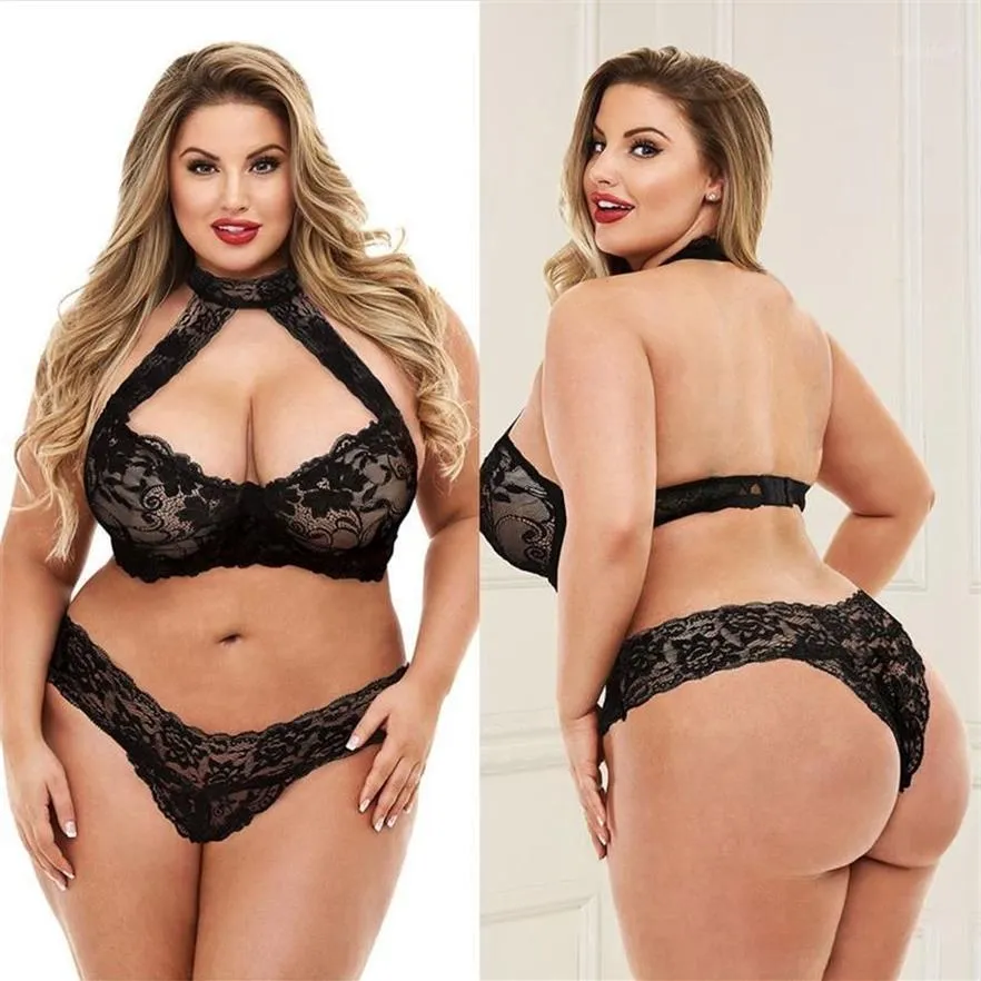 New Lingerie Sets Plus Size Women Sexy Underwear Erotic Bra And