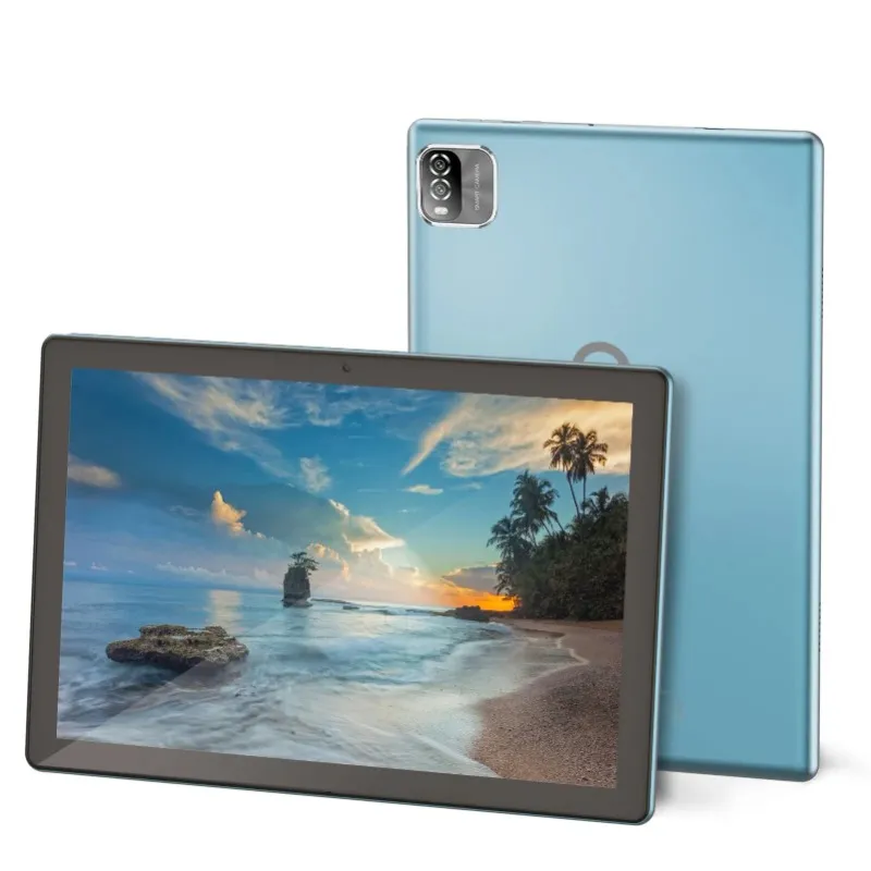 Pritom Android 12 Tablet 10.1 بوصة 3GB RAM 64GB ROM Quad Core Processor WiFi 6 GPS HD IPS Screen