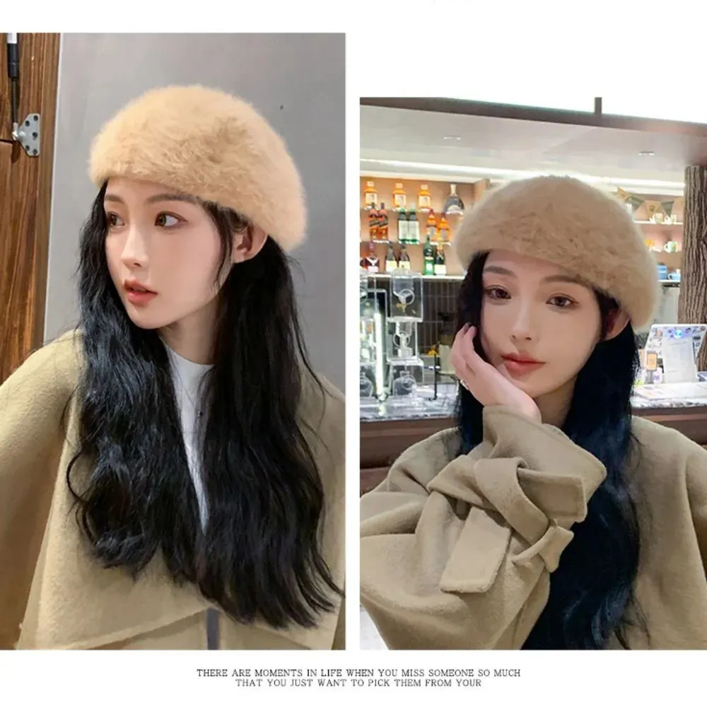 4778 Women Wool Beret Hat Classic French Wool Hat Artist Beret Cap Winter Amazon.com: Honoson 15 Pieces Women Wool Beret Hat Wool  main image 3