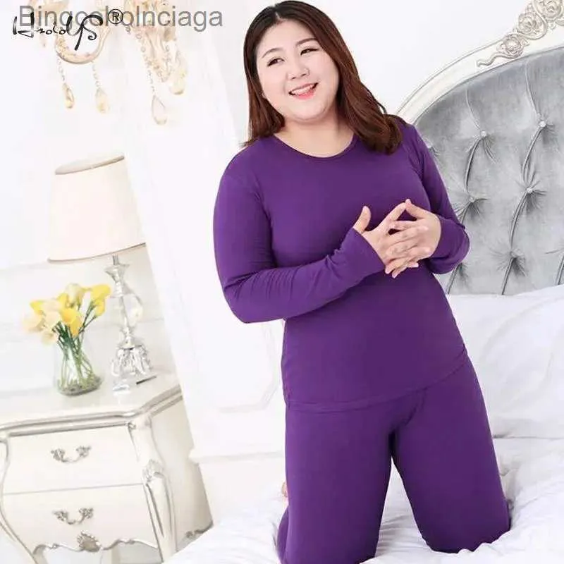 Womens Thermal Underwear Plus Size M 5XL Warm Thermal Underwear