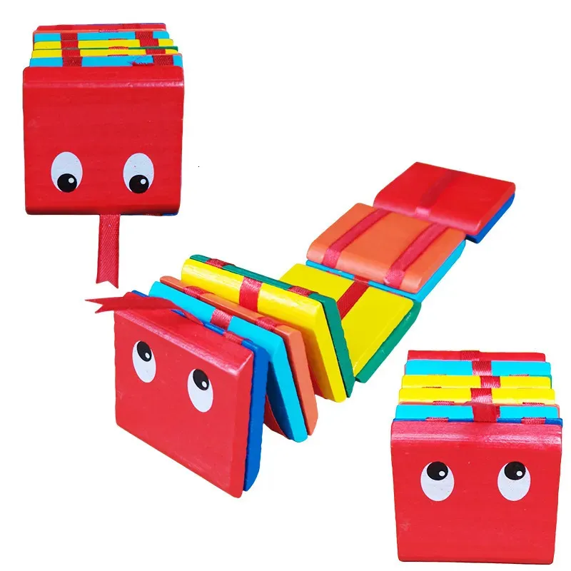 Intelligenzspielzeug Infinite Flip Bunte Klappe Holzleiter Veränderung Visuelle Illusion Neuheit Dekompressionsgeschenk Anti Stress Kinder Zappelspielzeug 230928