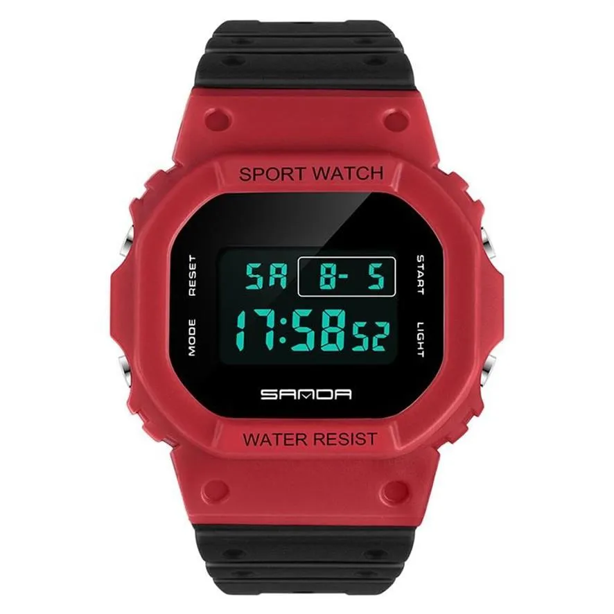 Montre-bracelet de Sport Wonmen Gshock armée montre-bracelet double affichage montres pour hommes horloge mâle extérieur étanche heures montres-bracelets196x