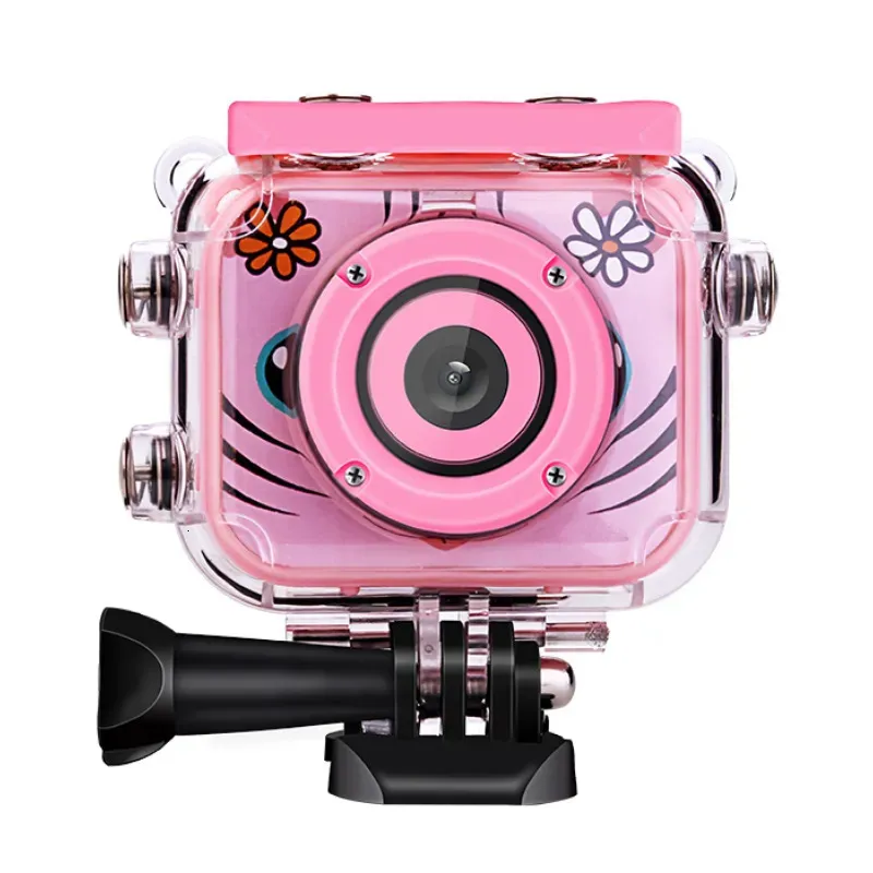 لعبة كاميرات الأطفال كاميرا مقاومة للماء 2.0 بوصة شاشة LCD CAM 1080P HD Digital Kids Camera PO مسجل فيديو تحت الماء 230928