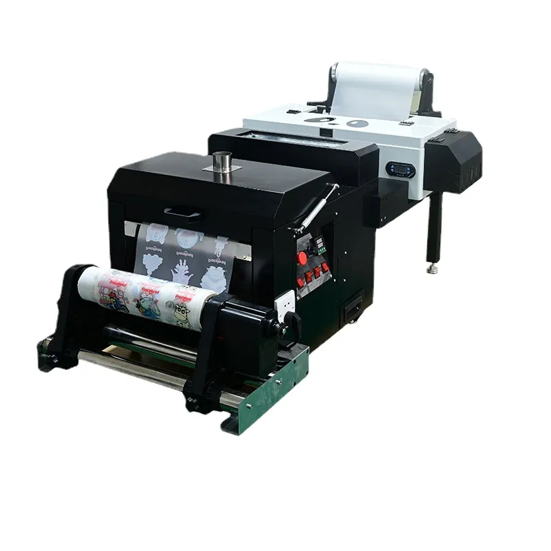 Stampante A3 DTF Macchina da stampa per magliette Epson L1800 R1390 DX5 Testina di stampa Stampante per pellicole a trasferimento di calore con agitatore automatico per polvere