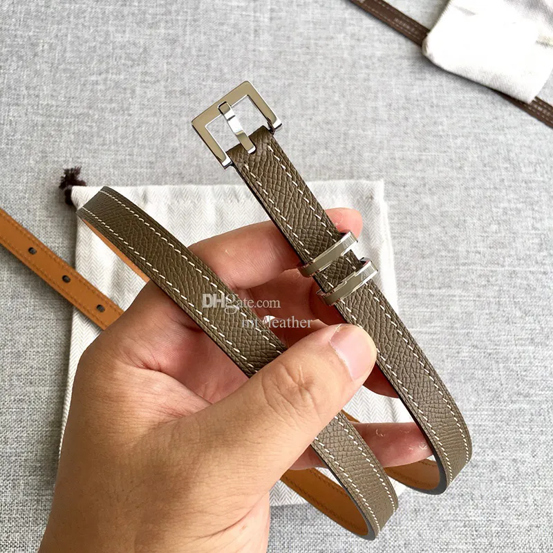 High Quality Designer Leather Belt For Women Versatile Small Belt