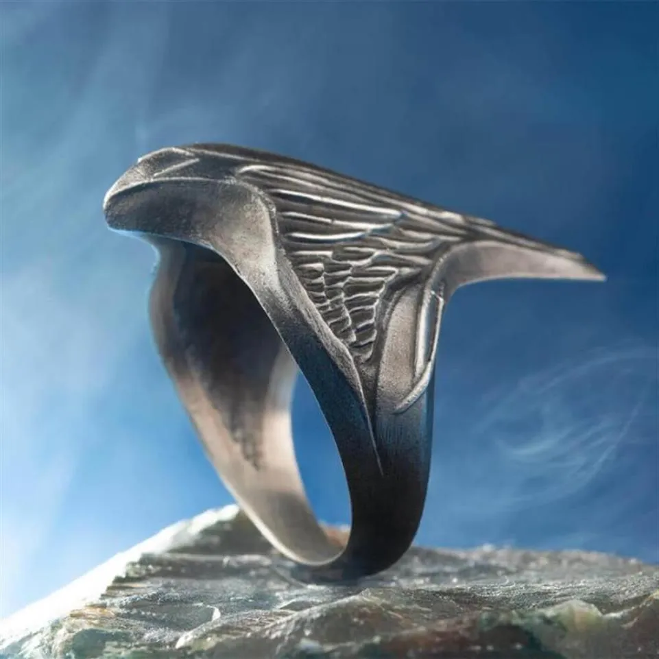 925 Sterling Silver Dirilis Ertugrul Gazi Thumb Rings New Men Jewelry Premium Quality Plain Model Turkish Special Hoop Zihgir262l