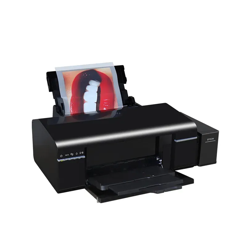 DTF-skrivarmaskin A4 för Epson L805 DTF direkt överföra filmskrivare för klädtextil för DTF T-shirting-tryckmaskin