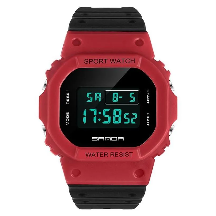 Montre-bracelet de Sport Wonmen Gshock armée montre-bracelet double affichage montres pour hommes horloge mâle extérieur étanche heures montres-bracelets212k