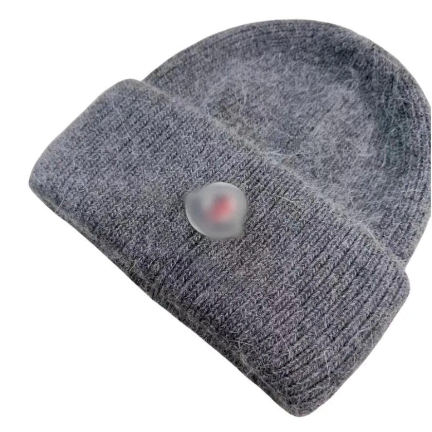 Stickad vinterullhatt för män och kvinnor designer utomhus beanie sportmössa