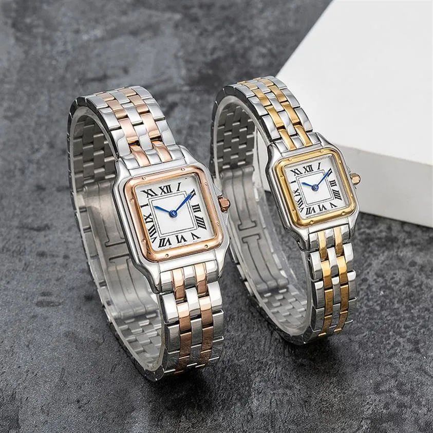 Os relógios de casal da moda são feitos de aço inoxidável importado de alta qualidade, quartzo, elegante, mesa de diamante nobre, 50 metros, water249k