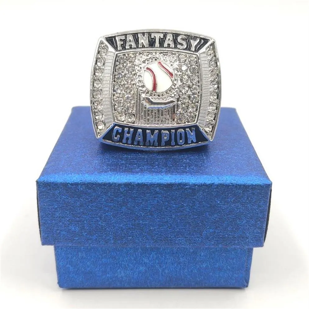 Bague de championnat de la ligue de BASEBALL Fantasy 2021, grande quantité, pour fans, hommes et femmes, cadeau, taille 11235k