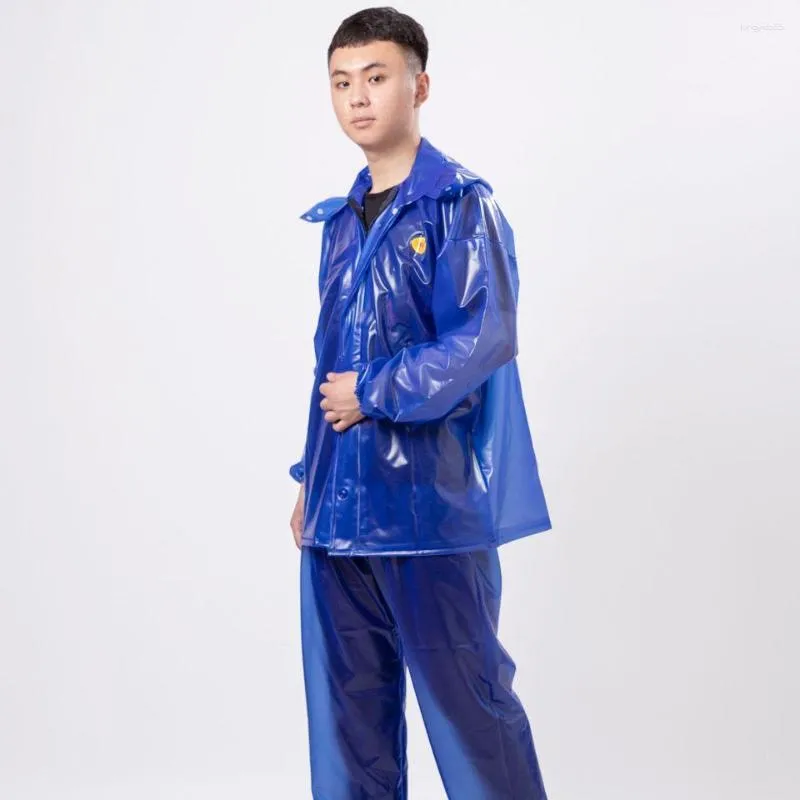 Raincoats Split imperméable manteau pantalon imperméable costume vêtements de travail pour la ferme en plein air WWork hommes et femmes veste de pluie