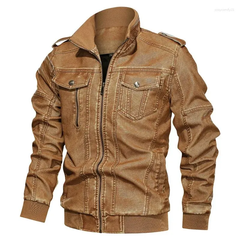 Men's Fur Men 39 S Thick Warm Nice Classic Brand Motorcycle Leather Jackets Autumn Winter PU Suede Coat Plus Size 5XL 7XL