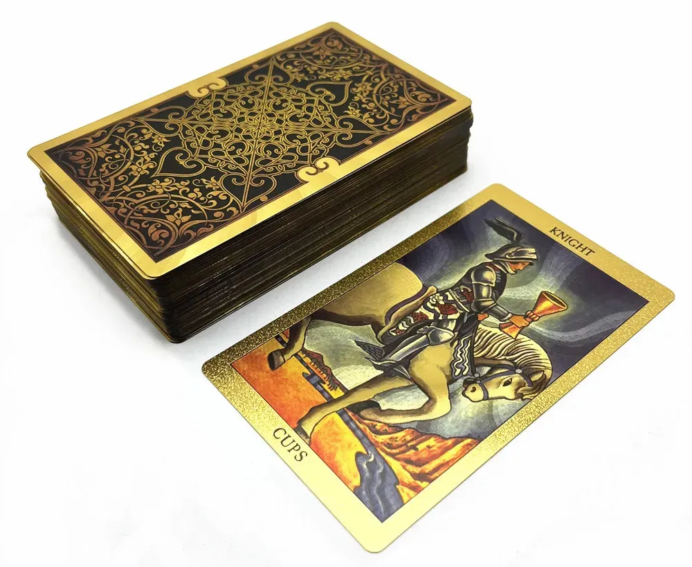 Gold Foil Tarot Cards 78 Card Deck With Guidebook... From Men05, $13.28 ...