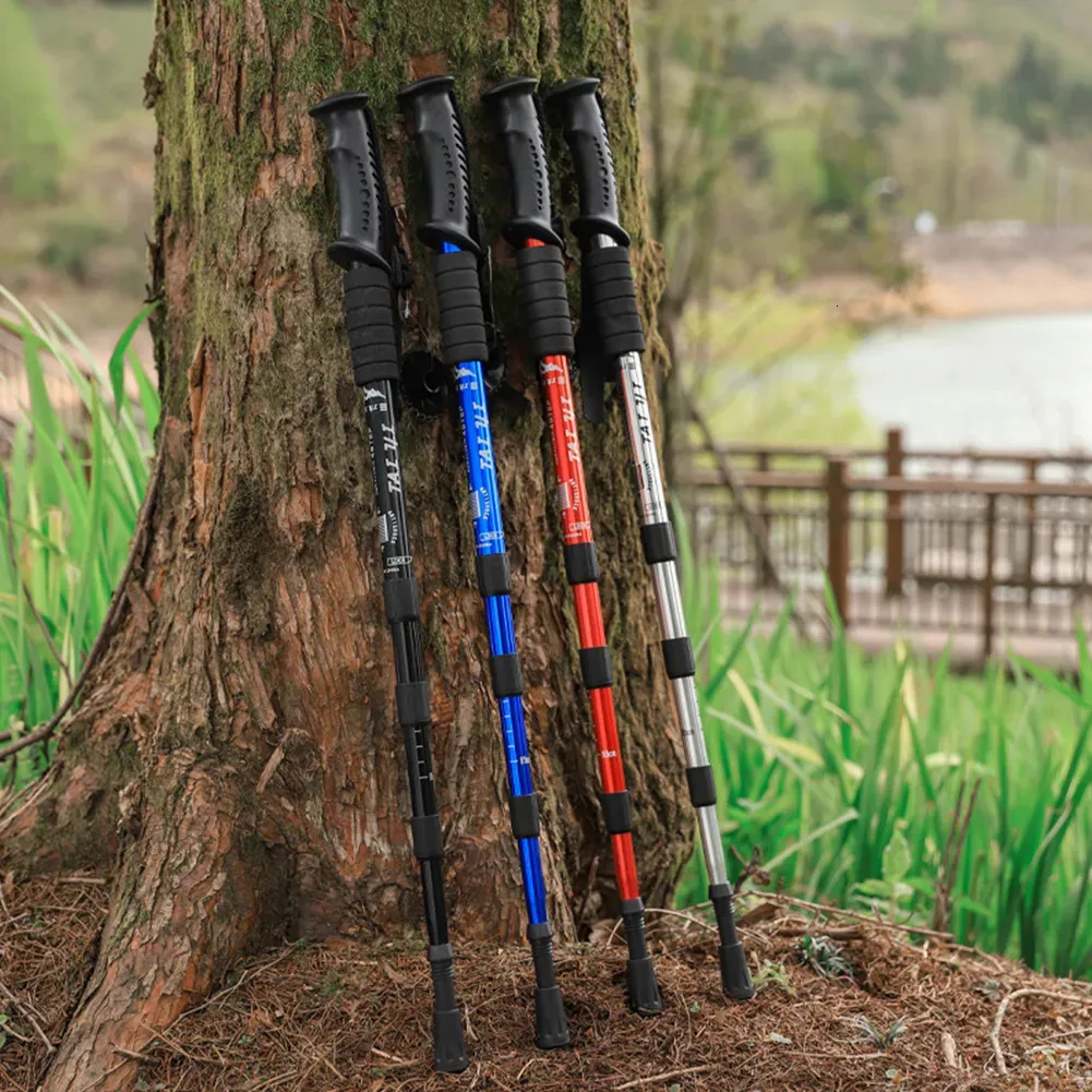 Collapsible Hiking Poles Reddit With Quick FlipLock And Secure Wrist Strap  Aluminum Alloy Walking Cane For All Terrain 231005 From Hu09, $8.87