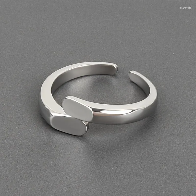 Anneaux de cluster coréen Star Style chaîne simple pour les femmes de mariage bijoux de fiançailles cadeaux bague de doigt
