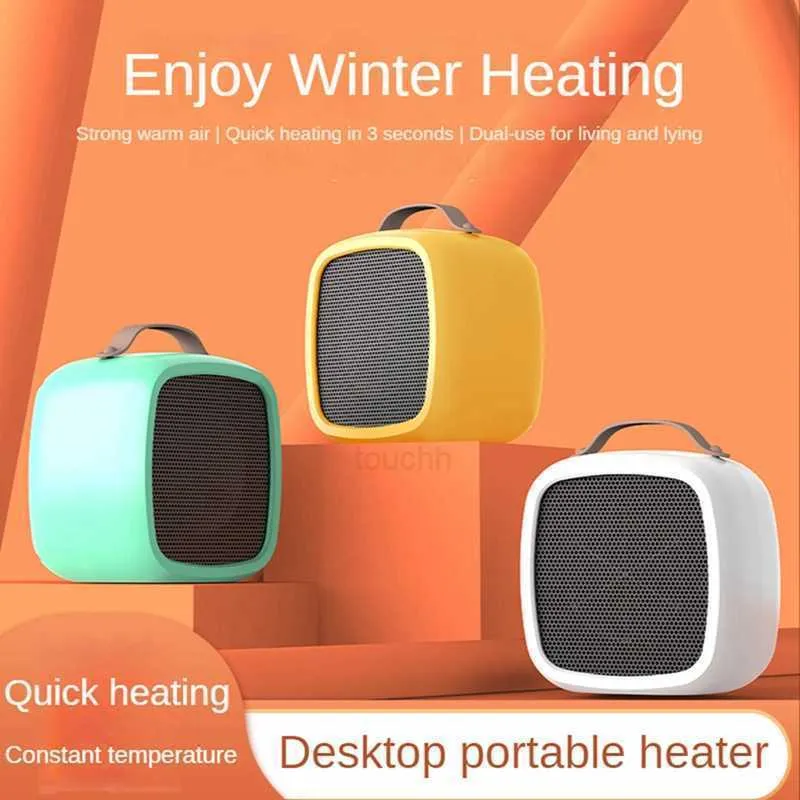 Home Heaters Home Heaters Patio Heater Small Space Personal Mini Heater Safe Quiet Office Heat Desktop Electric Heater Heaters EU Plug HKD230914 L230105