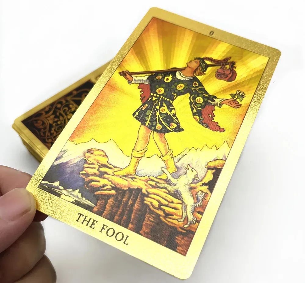 Gold Foil Tarot Cards 78 Card Deck With Guidebook... From Men05, $13.28 ...