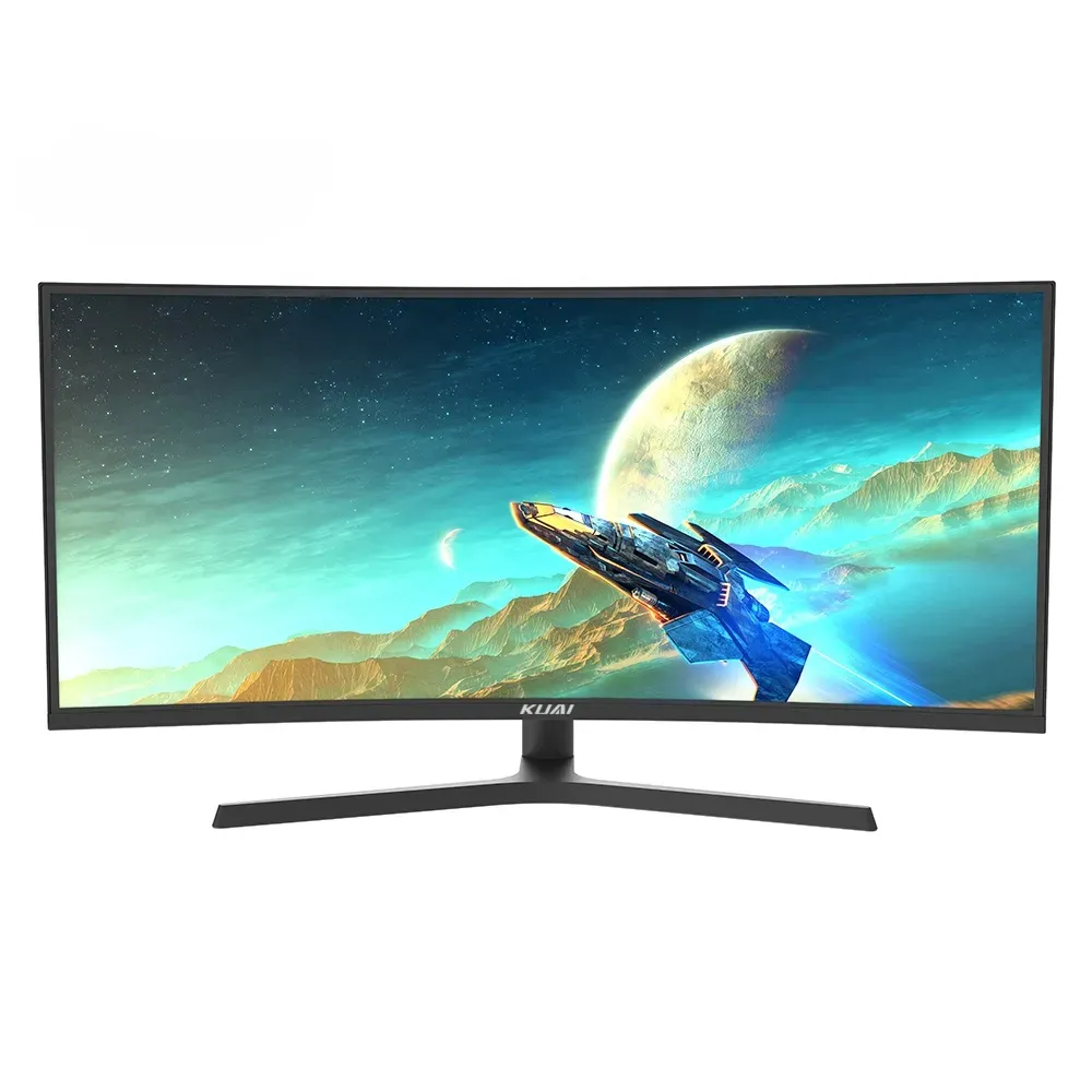 2K 4K Monitor 1ms IPS 27 32 34 -calowy Krzywny komputer ekranowy LCD Monitor komputer Monitor Opcjonalna Konfiguracja