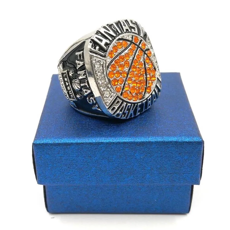 tolle Qualität 2021 Fantasy Basketball League Championship Ring Fans Männer Frauen Geschenk Ringgröße 11310L