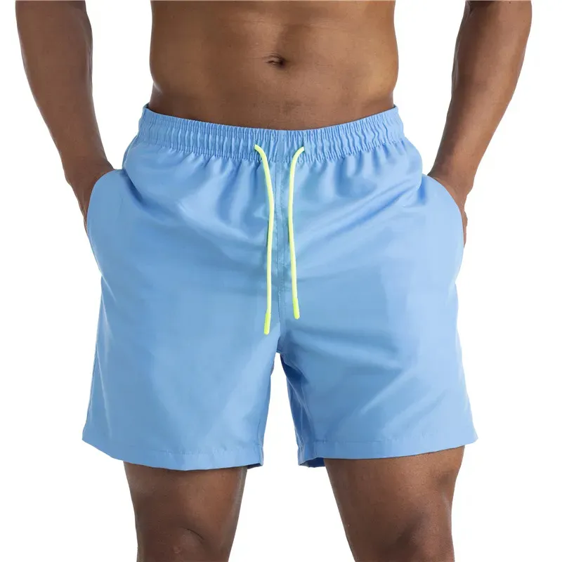 Nya badkläder män sexiga badstammar heta baddräkt herrar simma trosor strand shorts